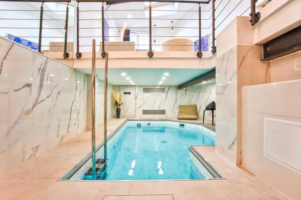 Deauville Luxury Blue Loft - Sauna And Inside Pool Трувиль-сюр-Мер Экстерьер фото