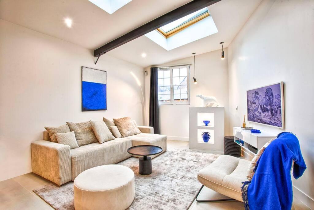 Deauville Luxury Blue Loft - Sauna And Inside Pool Трувиль-сюр-Мер Экстерьер фото